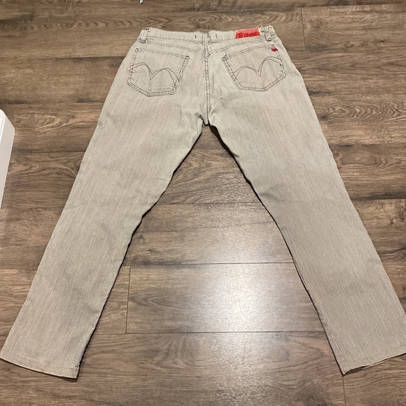 Vitamina Womens Pinstripe Jeans - Picture 7 of 11